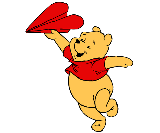 Winnie The Pooh Be Mine Design - DTF Ready To Press - Heat Press Transfer