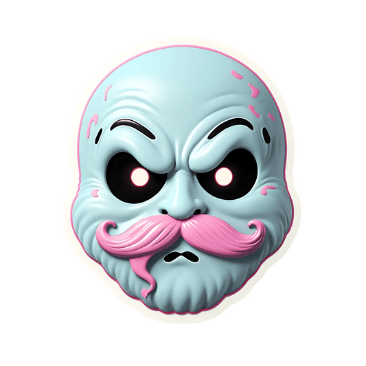 Zombie Face - Cool Sticker - Heat Press Transfer