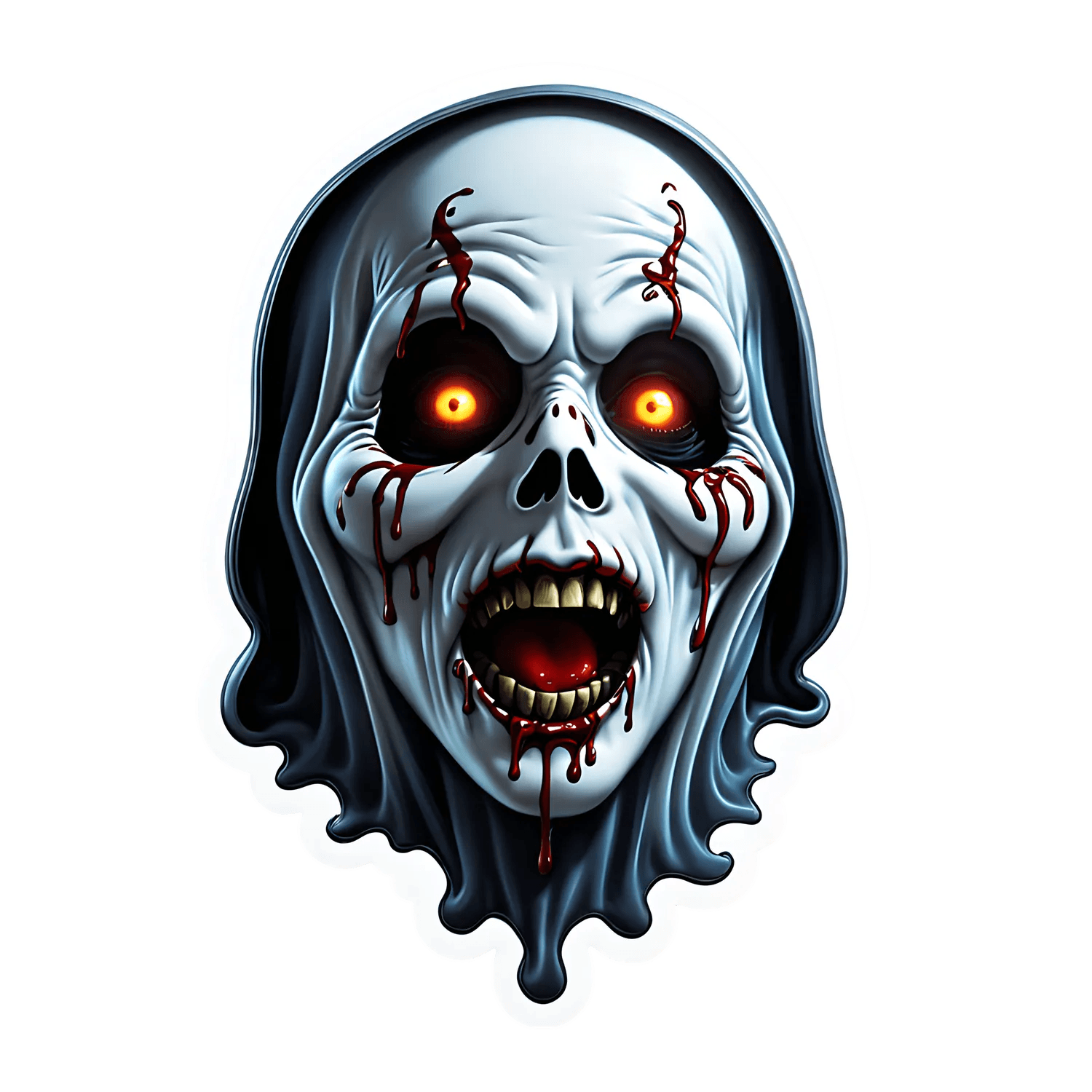 Zombie Horror - Sticker - Heat Press Transfer