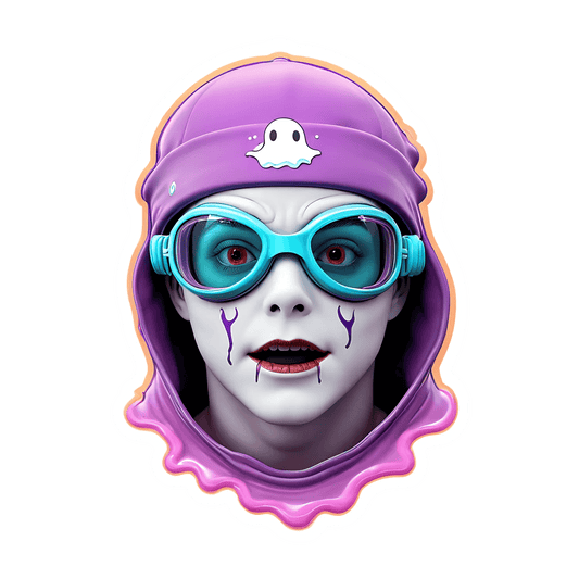 Zombie Swimmer - Creative Sticker - Heat Press Transfer