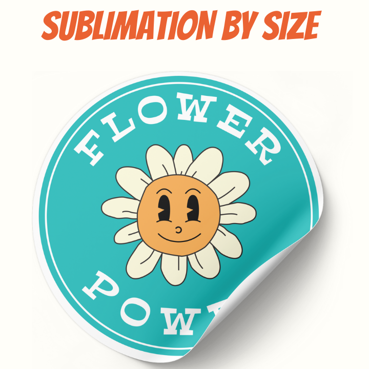 Sublimation By Size - Heat Press Transfer